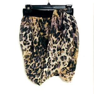 H&M Draped Leopard Mini Skirt (6)